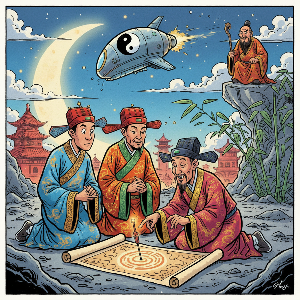 China’s Moon Mission Landing Sites Chosen Based On Feng Shui Principles