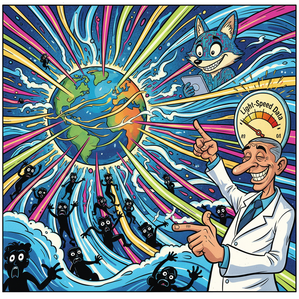 Scientists Achieve Light-Speed Data Transfer, Immediately Overwhelm All Existing WiFi Networks