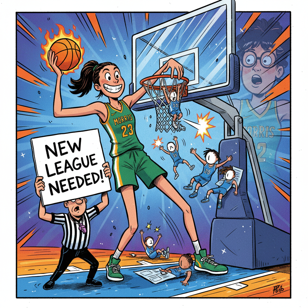 Morris Catholic Girls Basketball Team Wins Sectional Title Despite Opponents’ Best Efforts To Play The Game