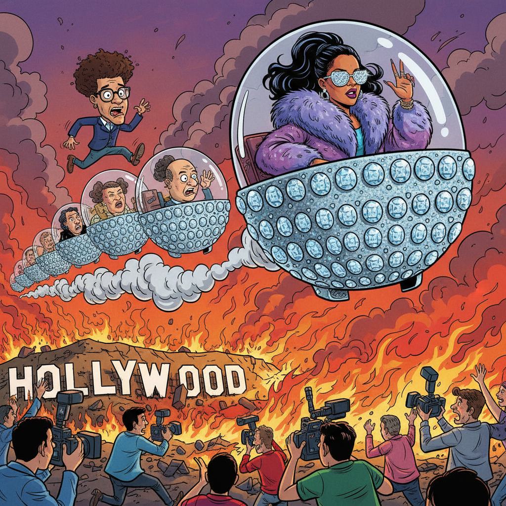 Rihanna Successfully Evacuates Los Angeles Following Minor Incident, Citing 'Vibes Shift'