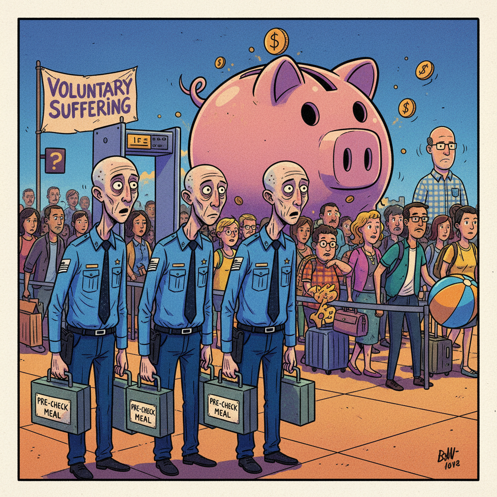 TSA Agents Report Shutdown-Induced Hunger Pangs Now Classified As 'Pre-Check' Experience