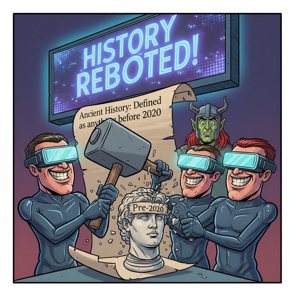 Tech Industry Lobbyists Push To Redefine 'Ancient History' As Anything Pre-2020