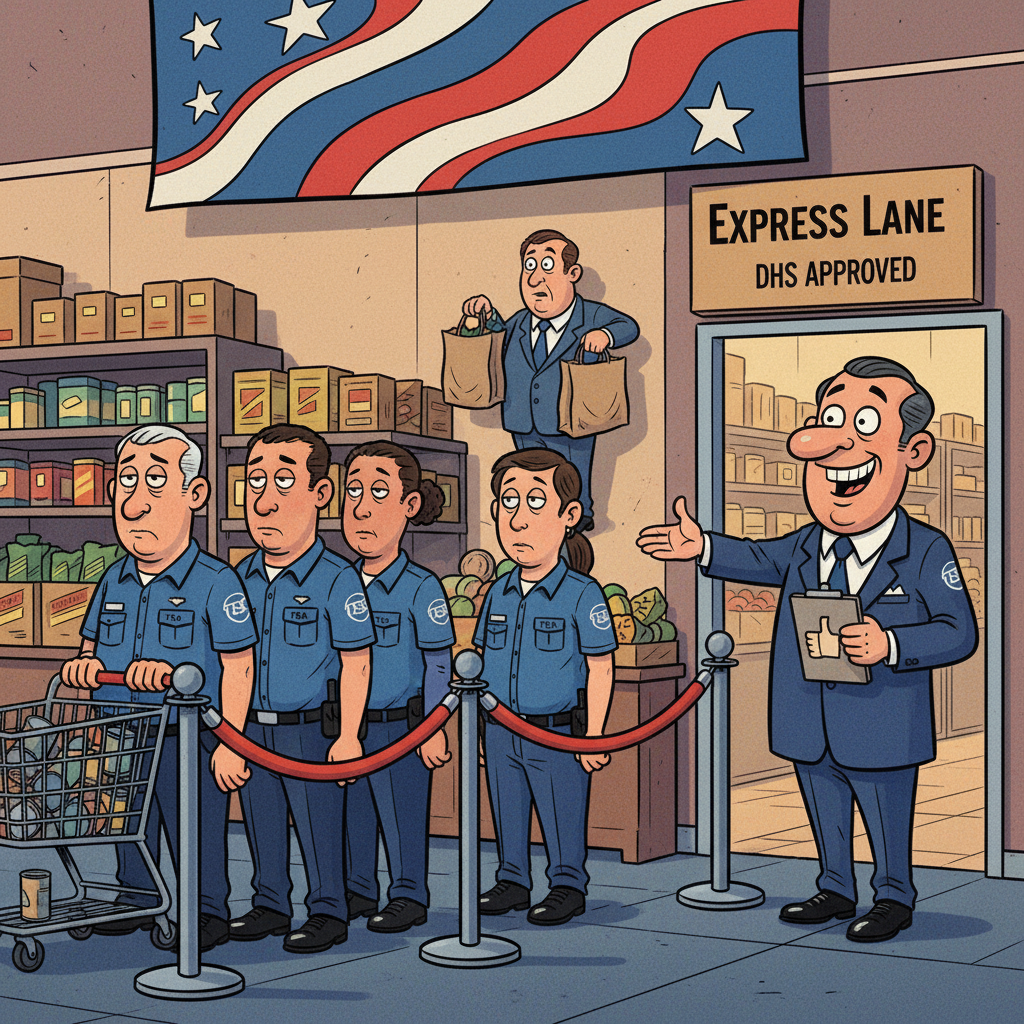 TSA Workers Offered New 'Express Lane' For Food Bank Access Amid Shutdown