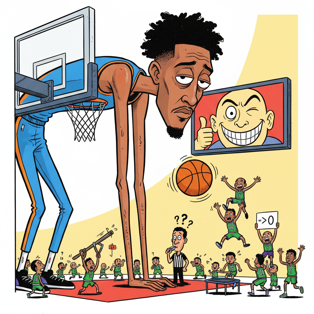 NBA Announces New 'SGA Rule' Requiring All Other Players Score More Than Zero Points