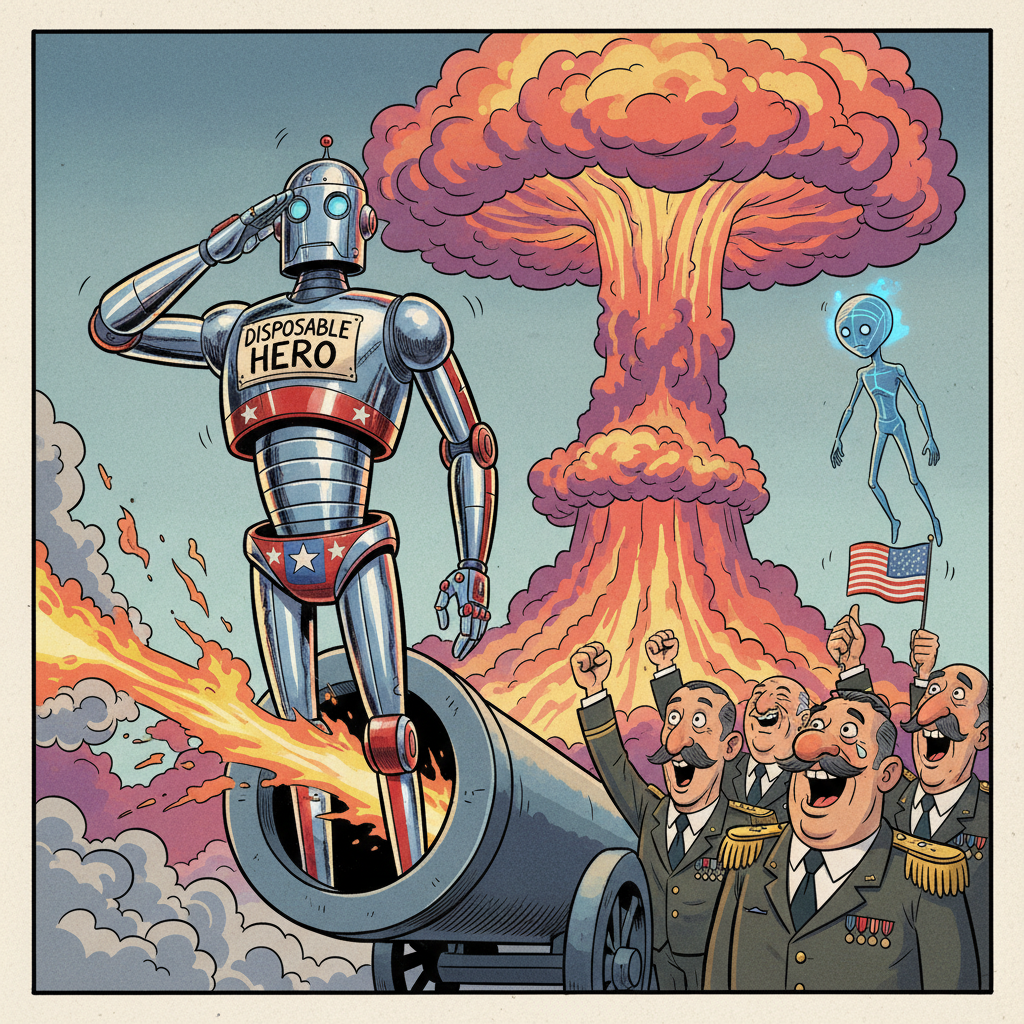 Pentagon Unveils 'Disposable Hero' Program, Robots Expected To Die For Country