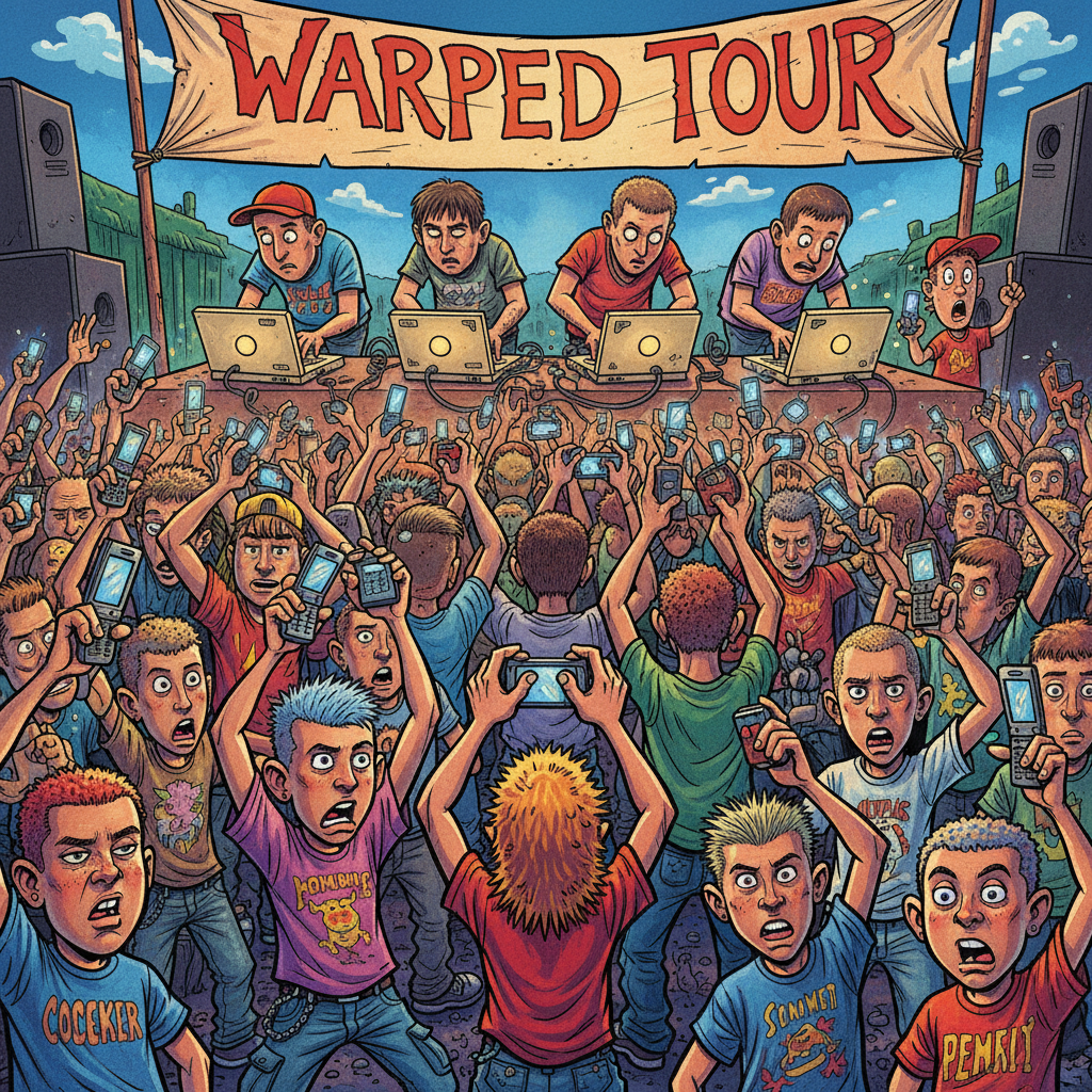 Warped Tour Announces 2024 Lineup Catering Exclusively To People Who Still Own A Flip Phone