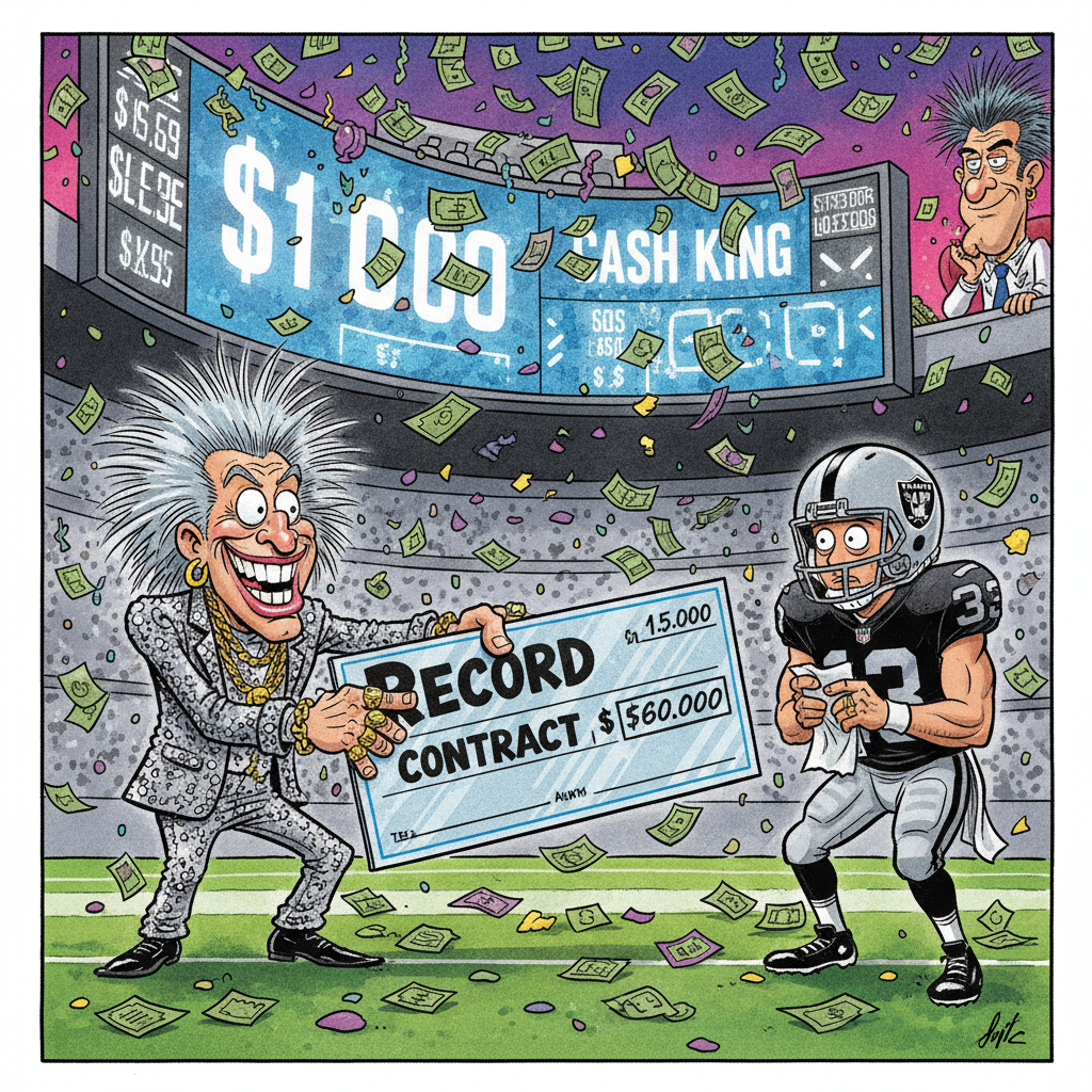 Raiders Announce Record-Breaking Contract For Player Who Will Immediately Become Second-Highest Paid At His Position