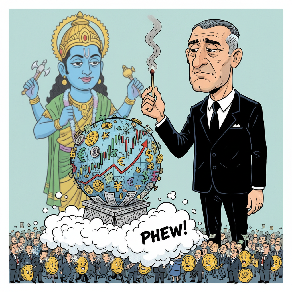 Global Markets Breathe Sigh of Relief After President Briefly Considers Not Setting World On Fire