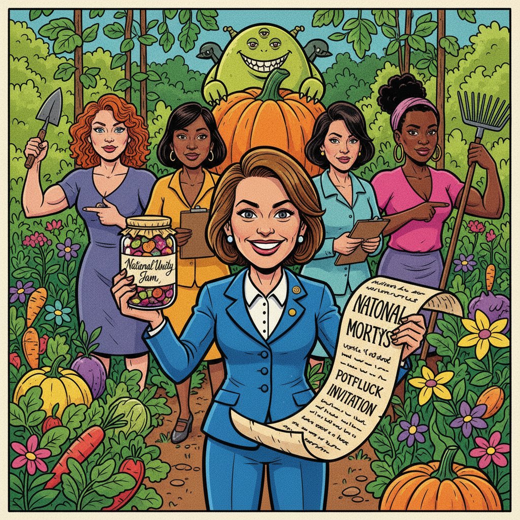 Congresswoman Unveils Plan To Solve National Crises With Artisanal Jam And Strongly Worded Potluck Invitations