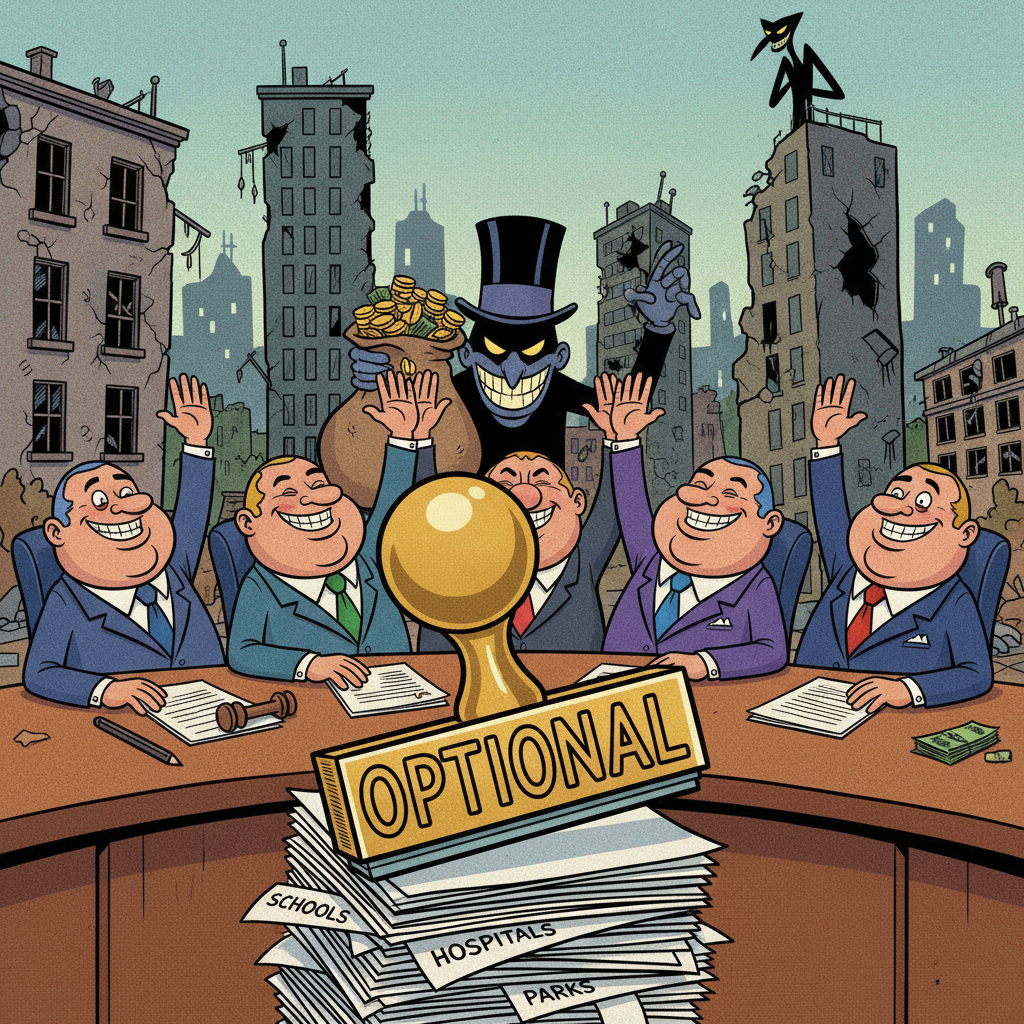 City Council Unanimously Votes to Rename Public Services 'Optional' to Fund Developer Incentives