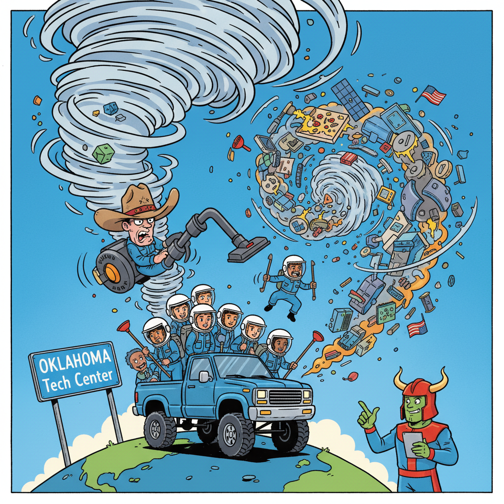 Oklahoma Tech Center Secures $825K Grant To Train Nation’s First Workforce Exclusively For Space Debris Removal