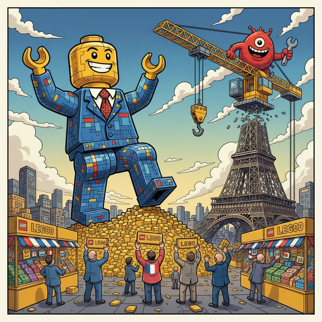 Lego Announces Plans To Replace All Major Global Currencies With Tiny Plastic Bricks