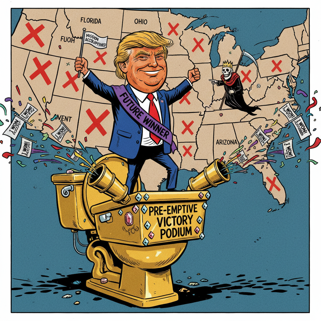 Trump Campaign Unveils New 'Pre-emptive Victory Lap' Tour Strategy