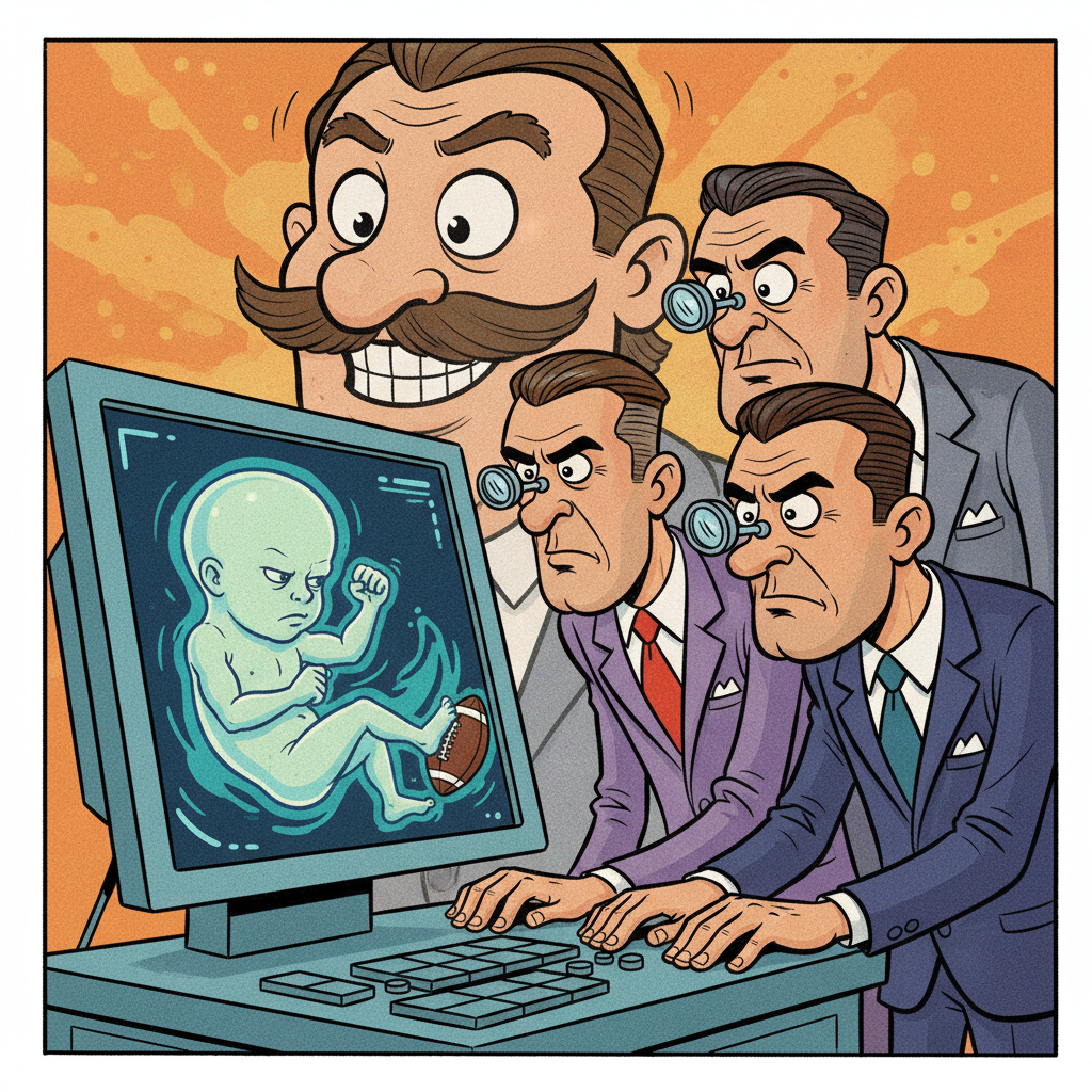 NFL Announces 2038 Draft Order Based On Fetal Ultrasound Scans