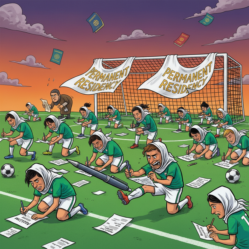 Remaining Iranian Women's Soccer Team Declares New Goal: Avoiding Return Trip