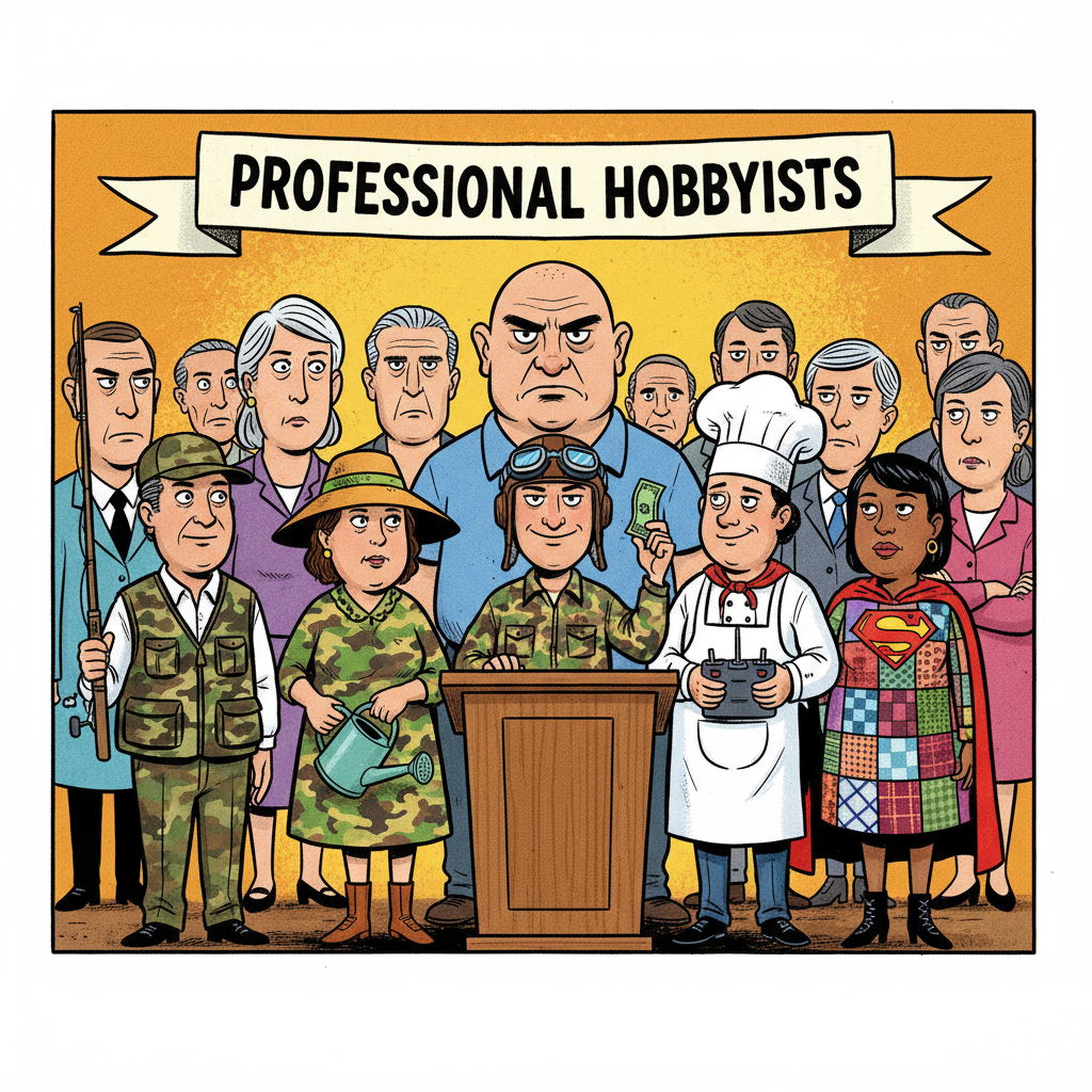 State Legislators Vote To Officially Change Job Title To 'Professional Hobbyist'