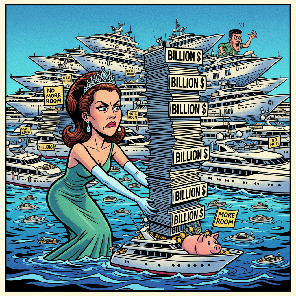 Oil Heiress Reluctantly Unloads $2 Billion In Shares After Realizing She Already Has Too Many Yachts