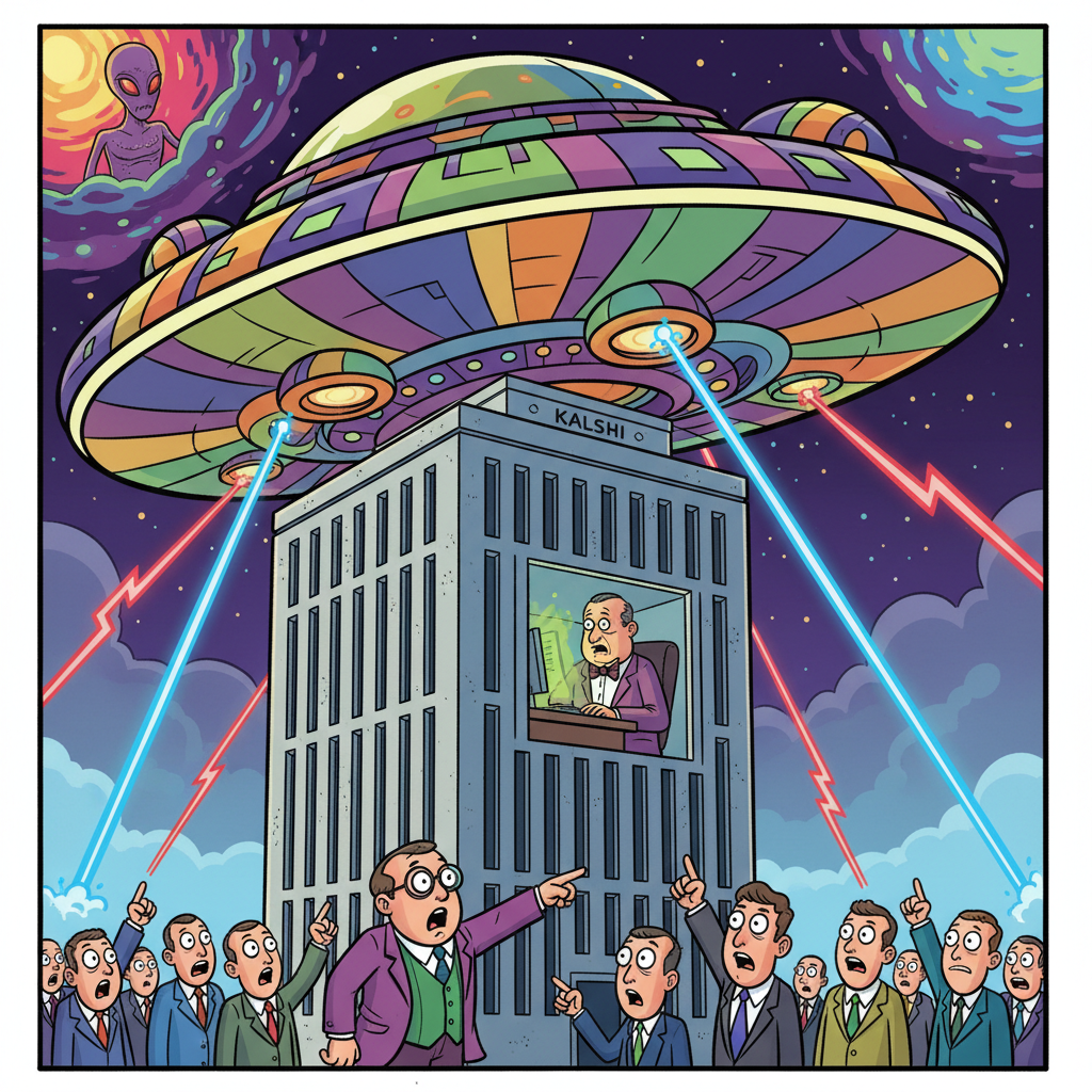 Regulated Prediction Market Kalshi Accused Of Lacking Vision After Failing To Offer Odds On Alien Invasion