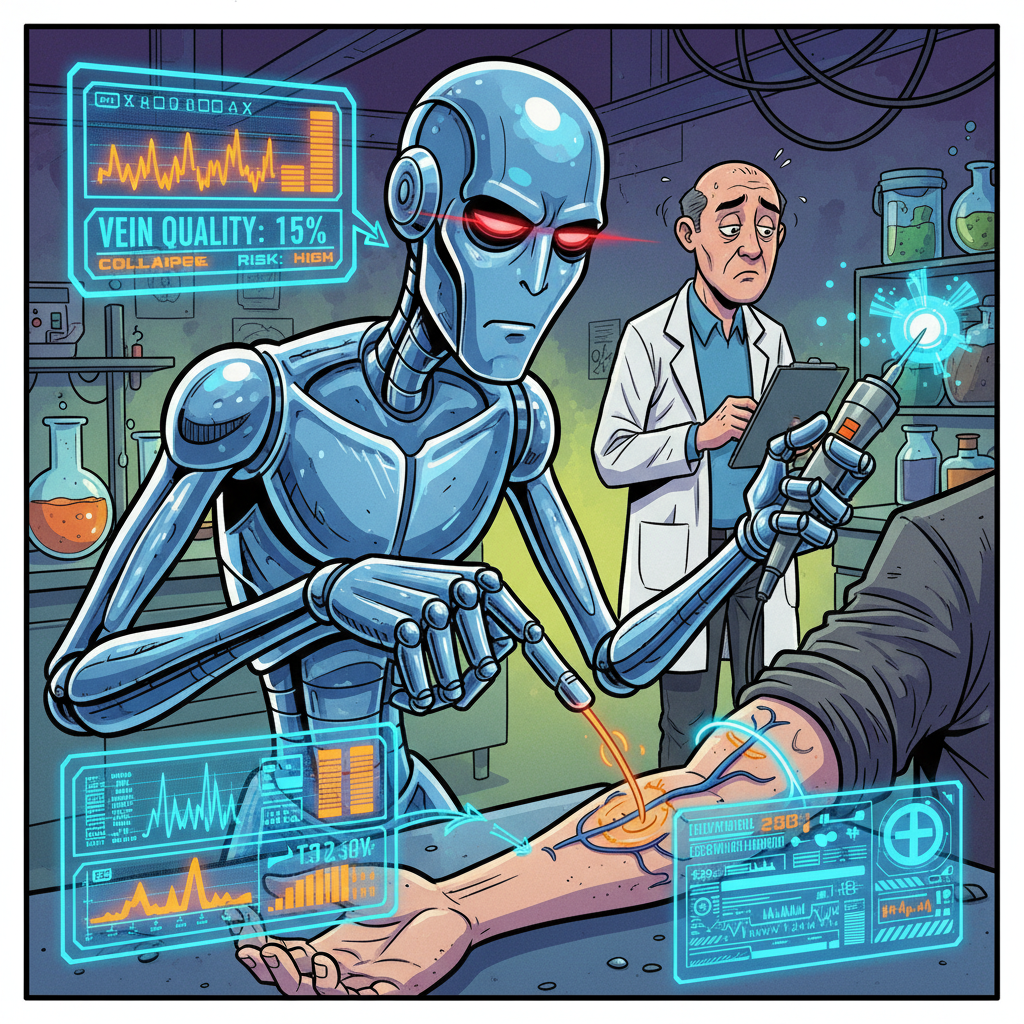 New Robotic Phlebotomist Promises To Judge Your Veins With Unprecedented Efficiency