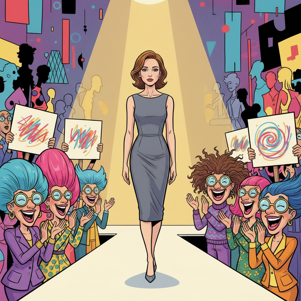 Gillian Anderson's Miu Miu Debut Confirms Fashion Industry's Complete Lack of Other Ideas