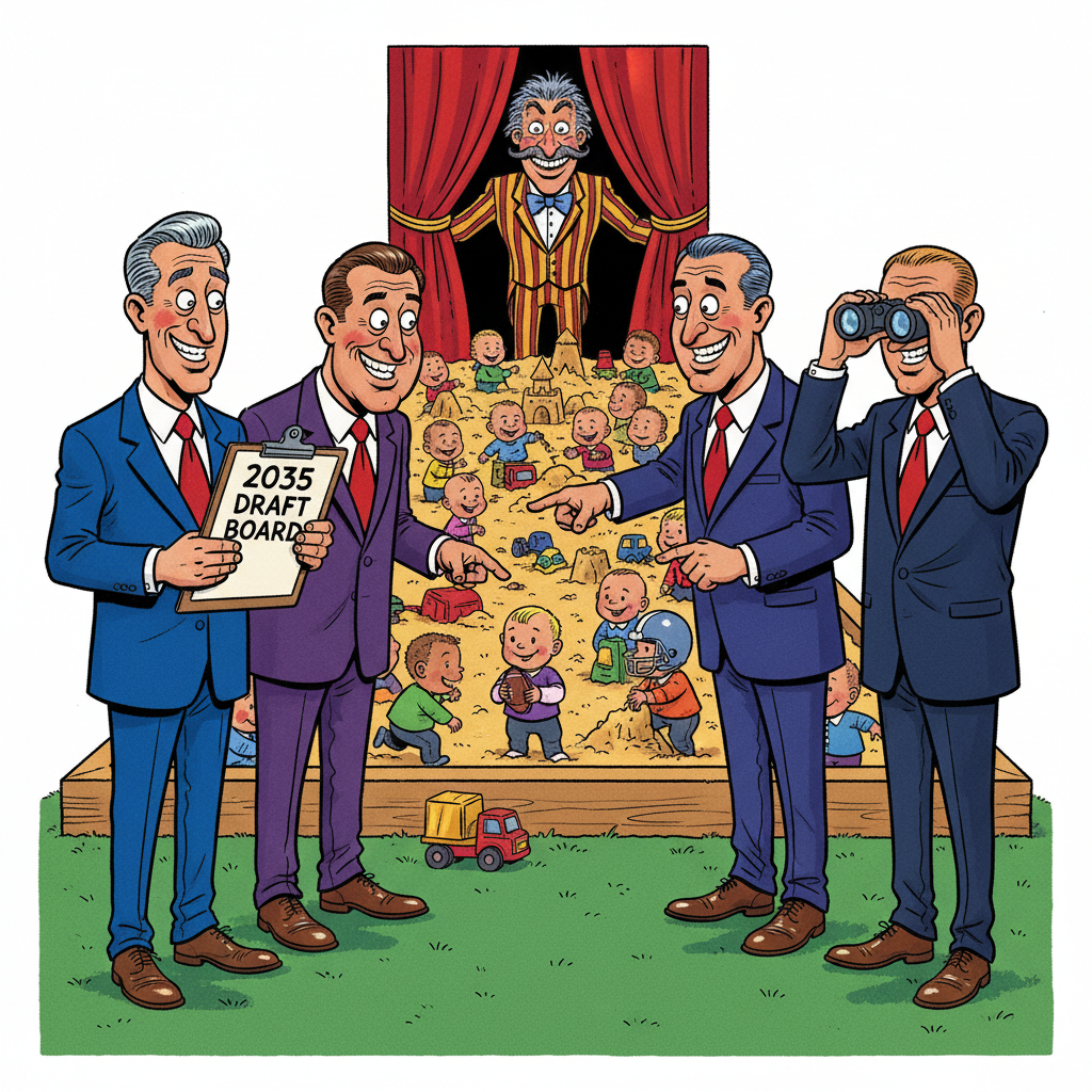 NFL Unveils 2035 Draft Board, Citing Need For 'Pre-Pre-Emptive Analysis'