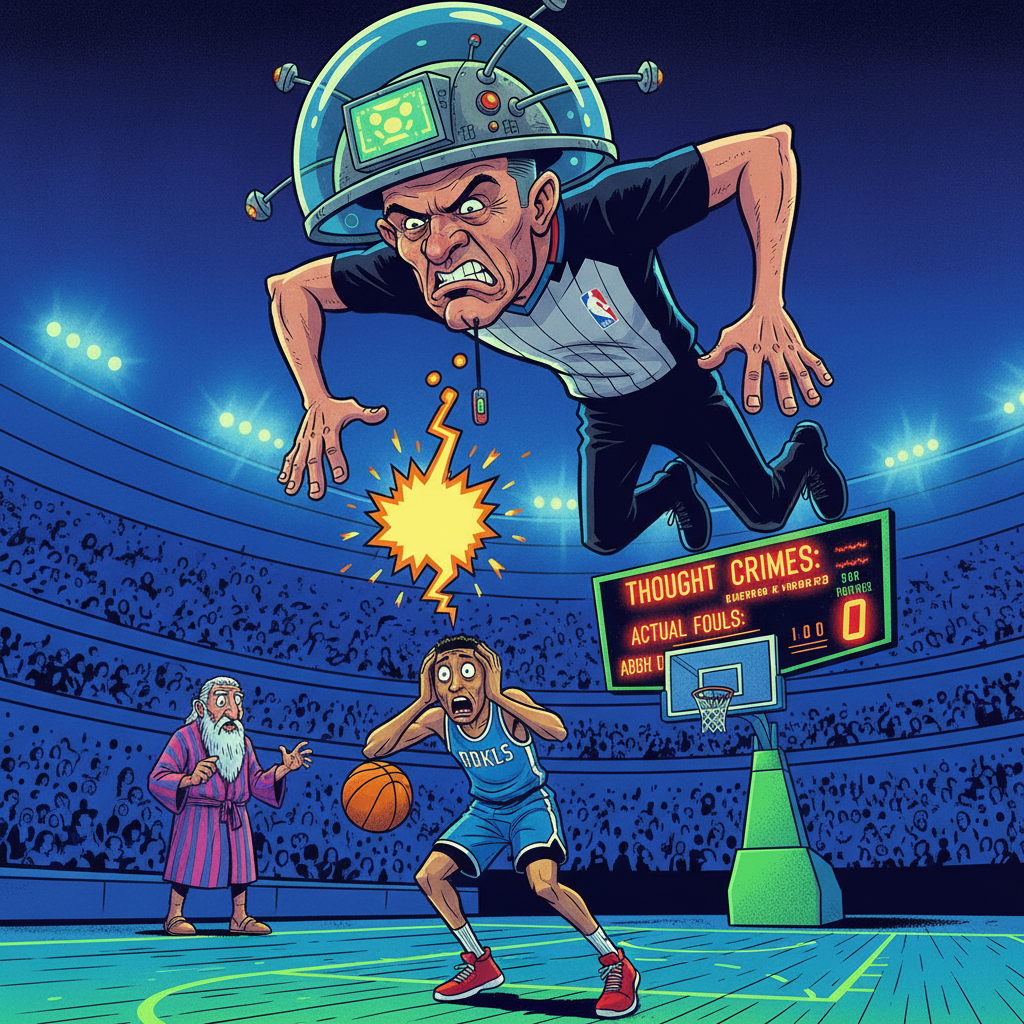 NBA Unveils New 'Thought Crime' Fine For Players Who Merely Consider Disrespecting Officials