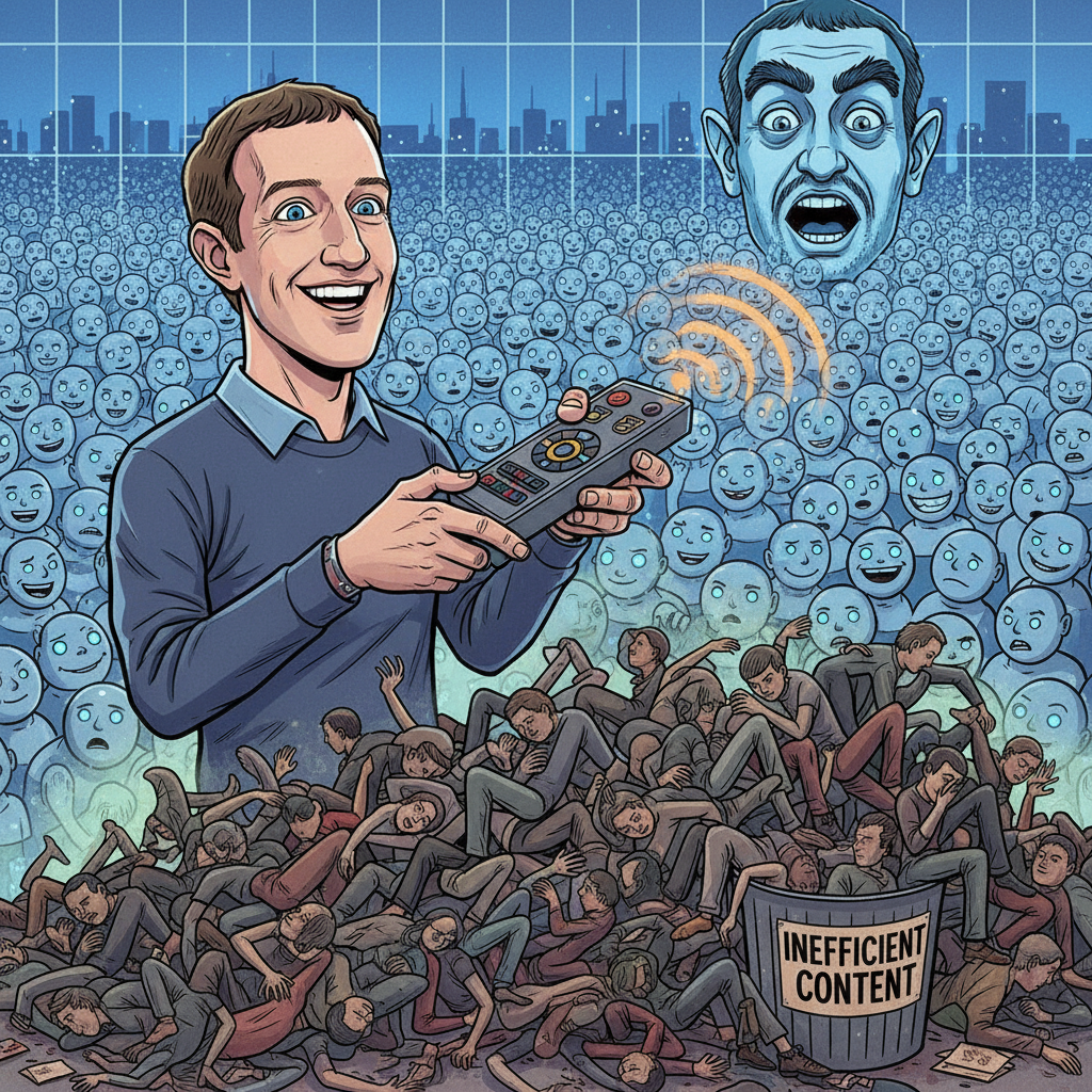 Meta Acquires AI-Only Social Network, Citing Human 'Content Inefficiency'