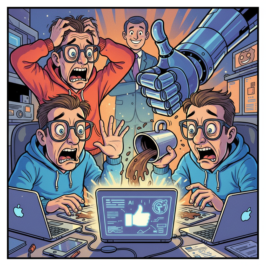 Tech Workers Report Confidence Plunge After Realizing AI Can Also Generate LinkedIn Posts