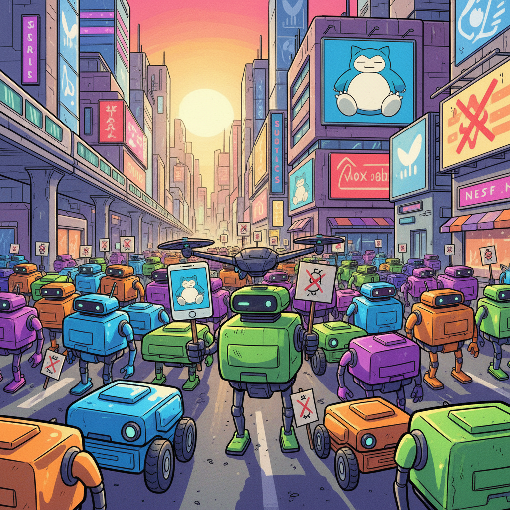 Nation’s Delivery Robots Now Refusing To Work Unless They Can Catch A Snorlax On The Way