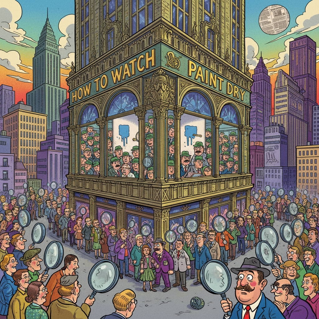 The New York Times Announces New 'How To Watch Paint Dry' Section, Citing Reader Demand For Mundane Event Coverage