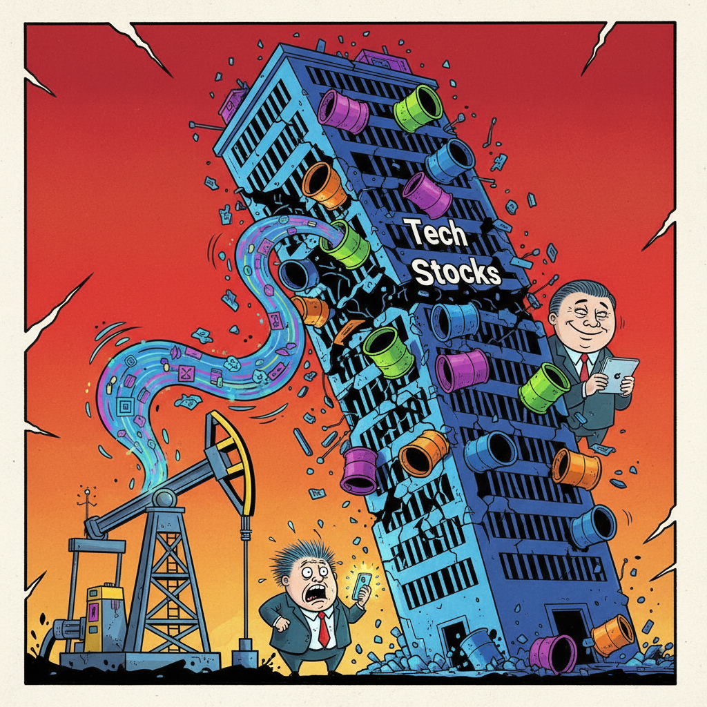 Tech Stocks Plummet After Investors Realize Companies Don't Actually Make Anything Tangible