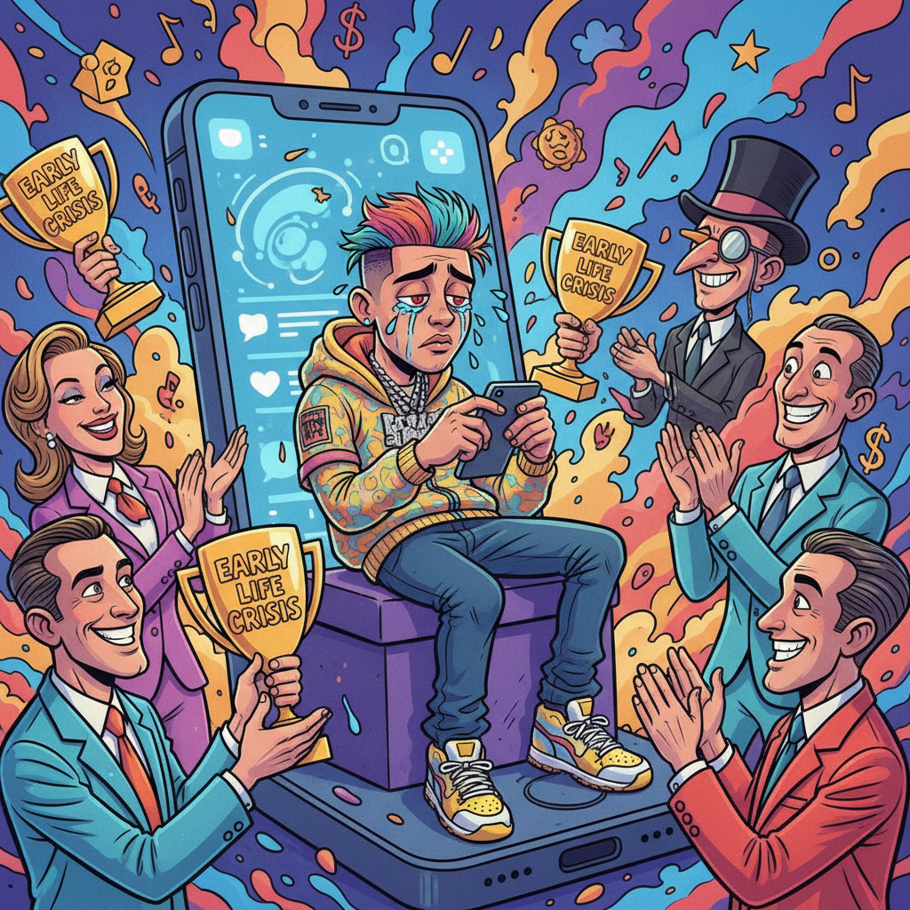 Gen Z Rapper Declares 'Early Life Crisis' After Just 19 Years, Citing Exhaustion From 'Scrolling'