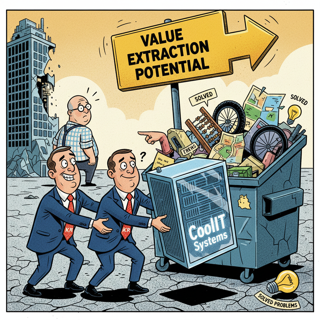 Private Equity Firm Sells Data Center Cooling Company After Realizing It Actually Solves a Problem