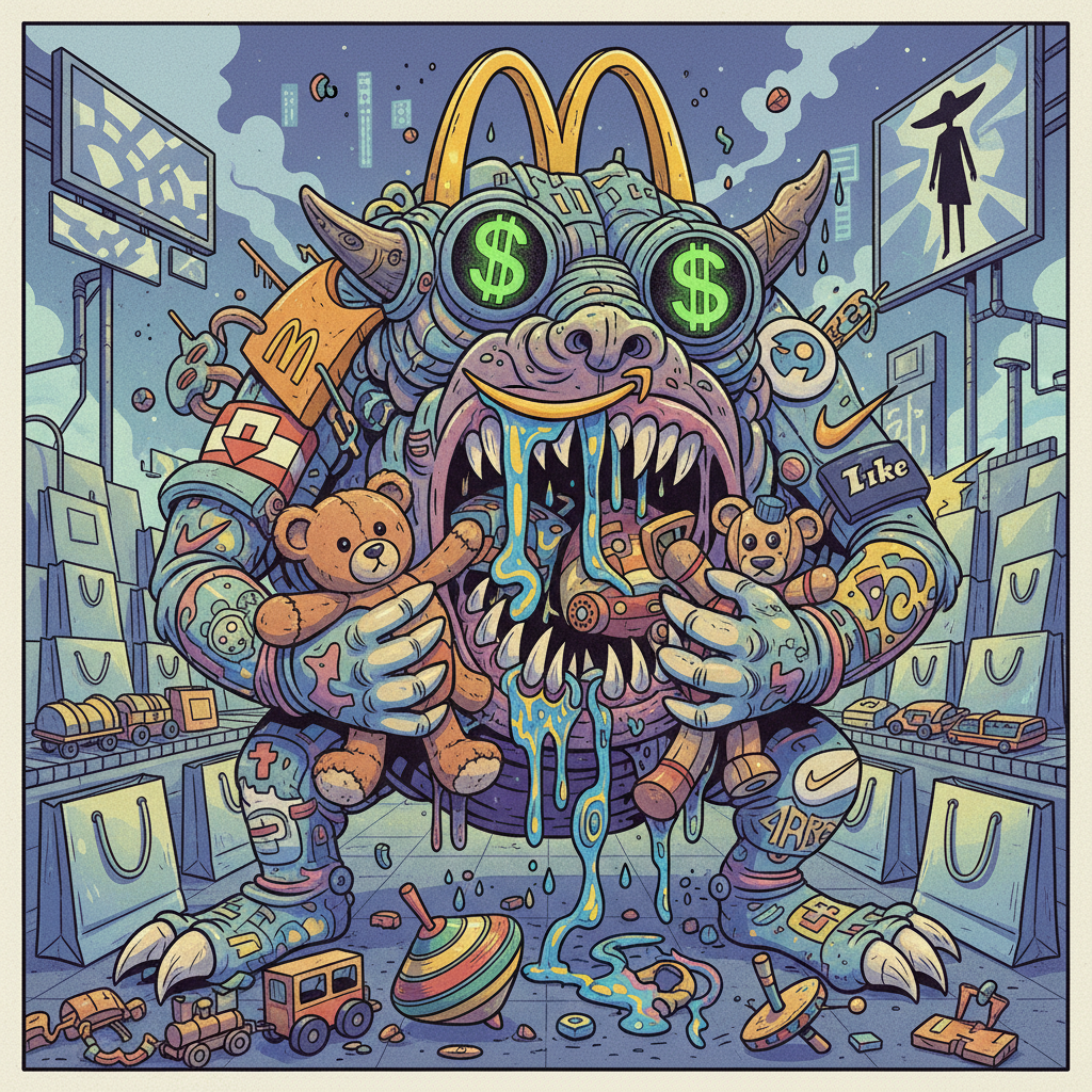 New Toy Line Features Corporate Logos Collaborating To Extract Maximum Nostalgia, Profit