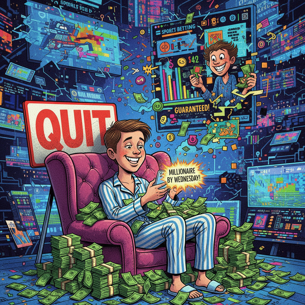 Sports Betting Model Predicts You’ll Be Millionaire By Wednesday, Advises Quitting Job Immediately
