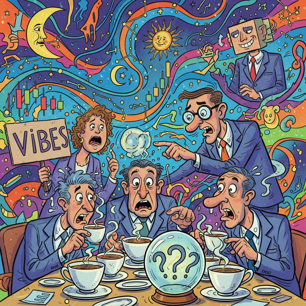 Nation’s Financial Analysts Now Just Reading Tea Leaves, Blaming Planetary Alignment for Market Swings