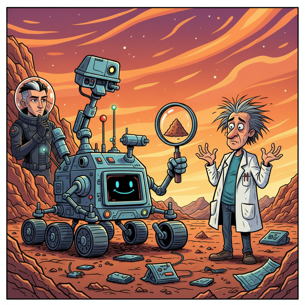 Mars Rover Discovers New Mineral That Is Also Just… Dirt