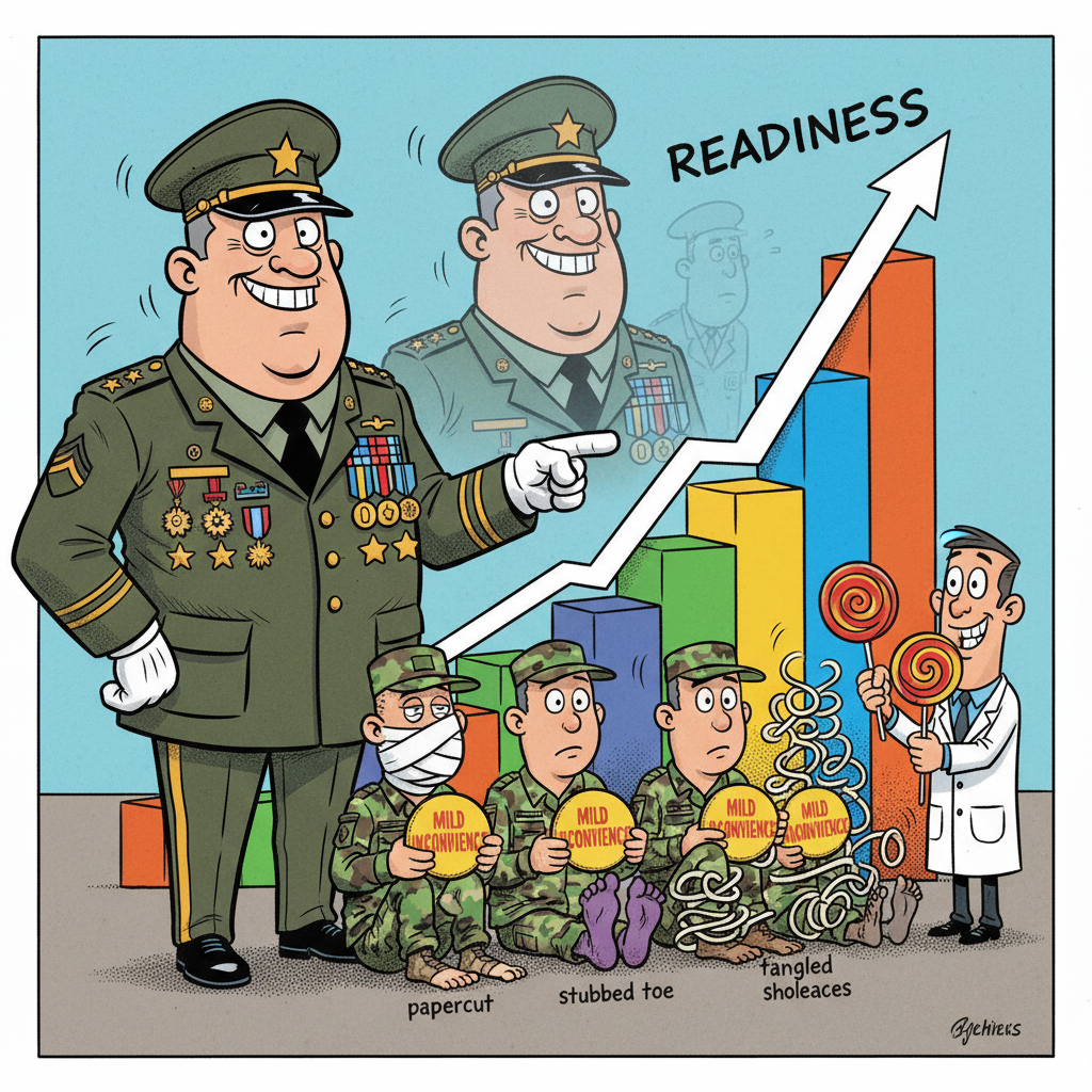 Pentagon Reclassifies 'Injury' To Include 'Mild Inconvenience,' Boosts Troop Readiness Stats