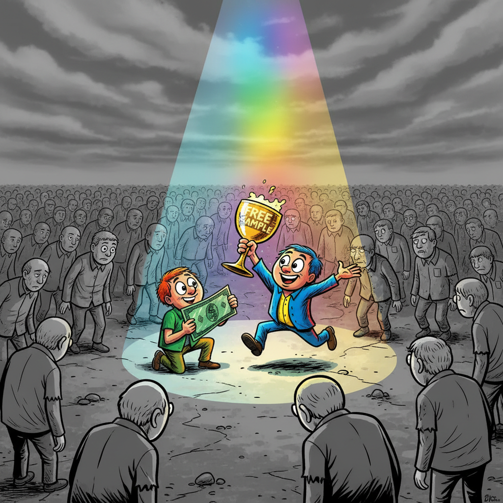 New Study Confirms Humans Also Survive Entirely On Rare, High-Impact Encounters