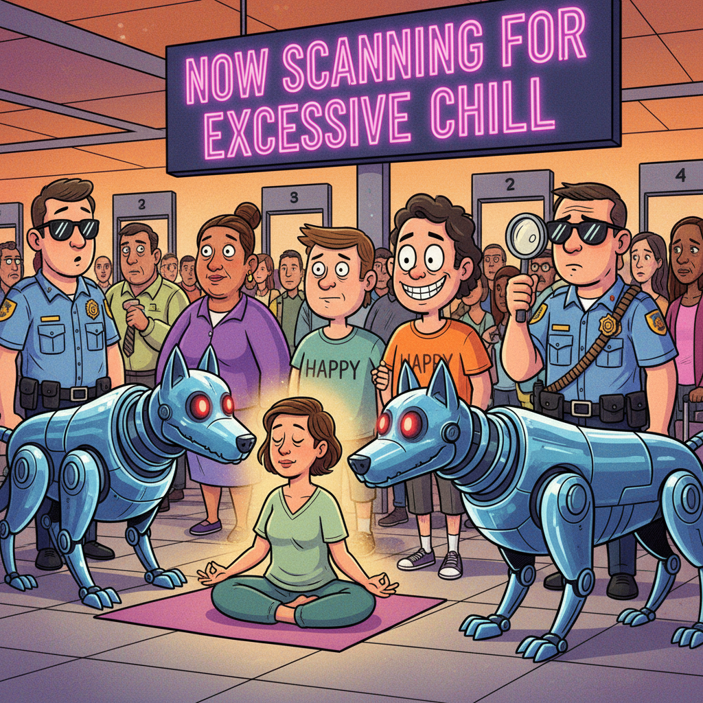 TSA Unveils New Robotic K-9s, Promises To Only Scan Passengers Who Look Suspiciously Calm