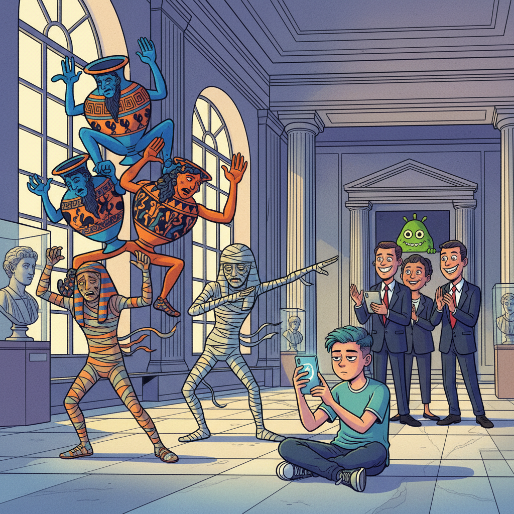 Museums Announce New Policy: All Artifacts Must Now Have TikTok Presence