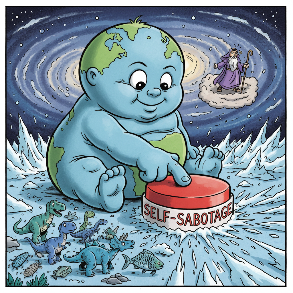 Ancient Earth Found To Be Just Like Us, Self-Sabotaging Its Way To Global Ice Age