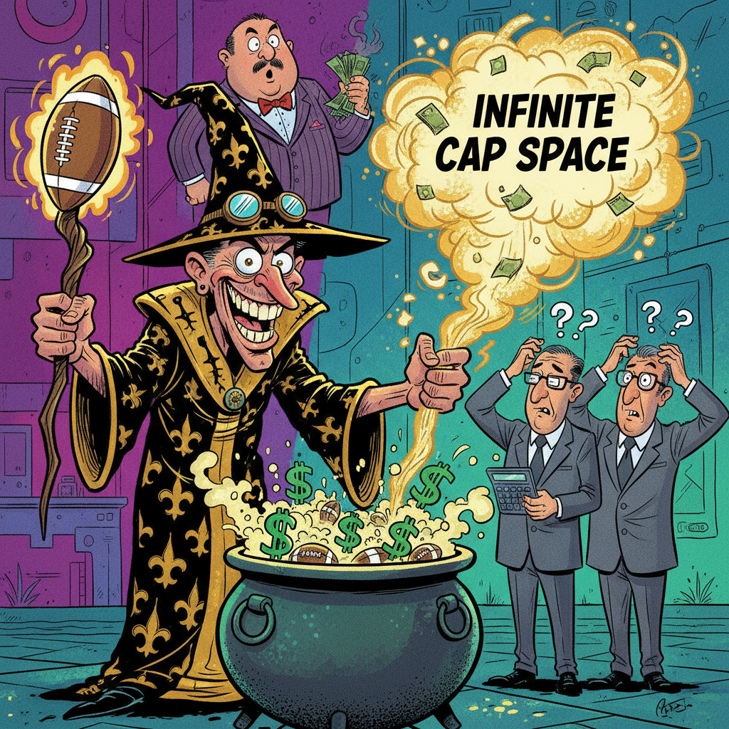 Saints Unveil New 'Financial Alchemy' Department, Promise Infinite Cap Space By 2026