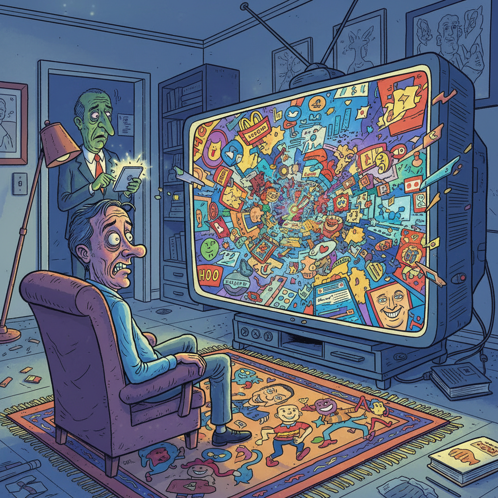 Nation's Critics Finally Admit Most TV Is Just Background Noise For Existential Dread