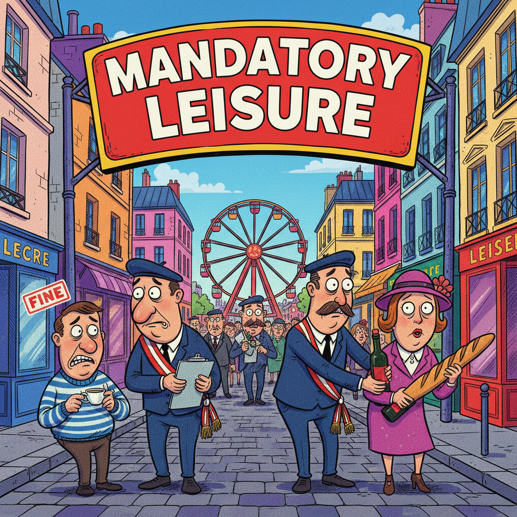 French Government Announces New 'Mandatory Leisure' Initiative To Boost National Morale