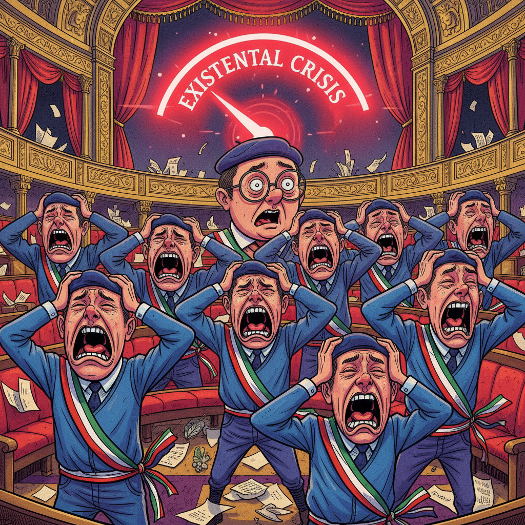 French Parliament Declares Official State of Perpetual Existential Crisis