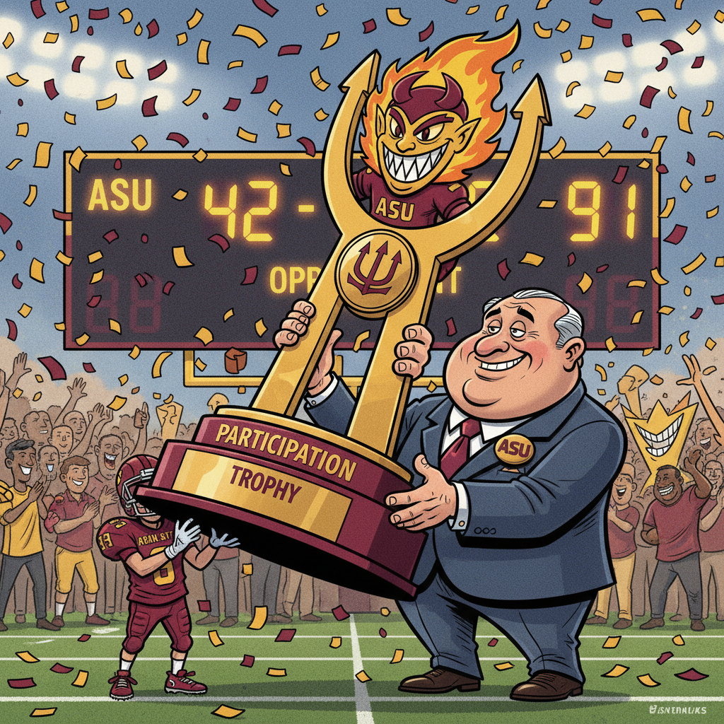 ASU Athletic Department Announces New 'Participation Trophy' For All Future Games