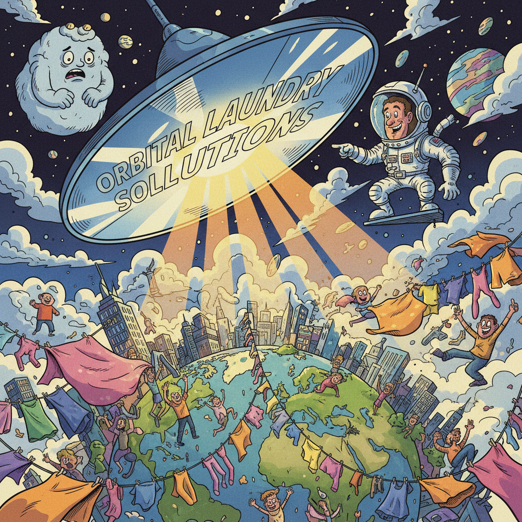 Space Mirror Startup Promises To Finally Give Everyone Enough Time To Do Laundry