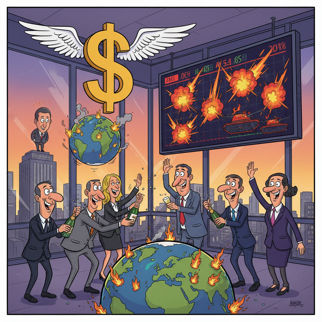 Financial Analysts Discover War Is Actually Good For Business