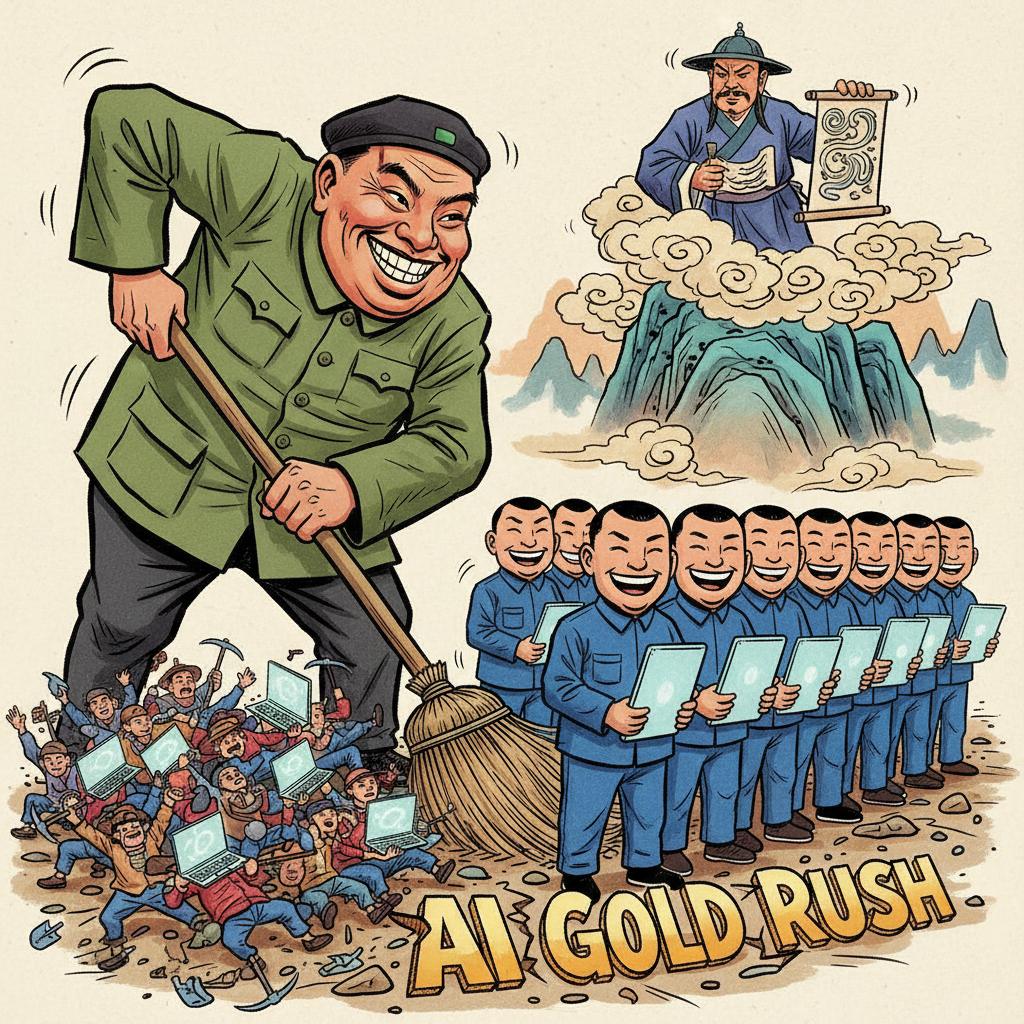 China Declares AI Gold Rush Officially Over, All Prospectors Now Just 'Enthusiastic Innovators'